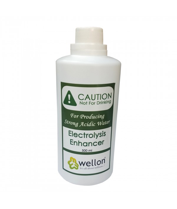 Wellon Electrolysis Enhancer Fluid For Producing Strong Acidic Water (500 ml)